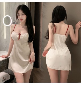 FEE ET MOI - Sweet Floral Padded Cami Nightdress (Custard Yellow)